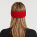 Perfect Moment unisex Headband in Red – woman back view