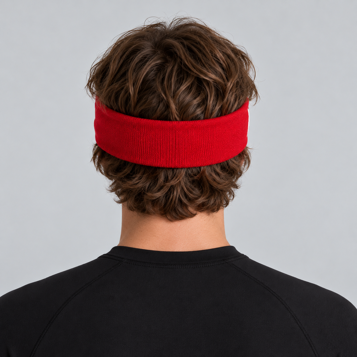 Perfect Moment unisex Headband in Red – man back view