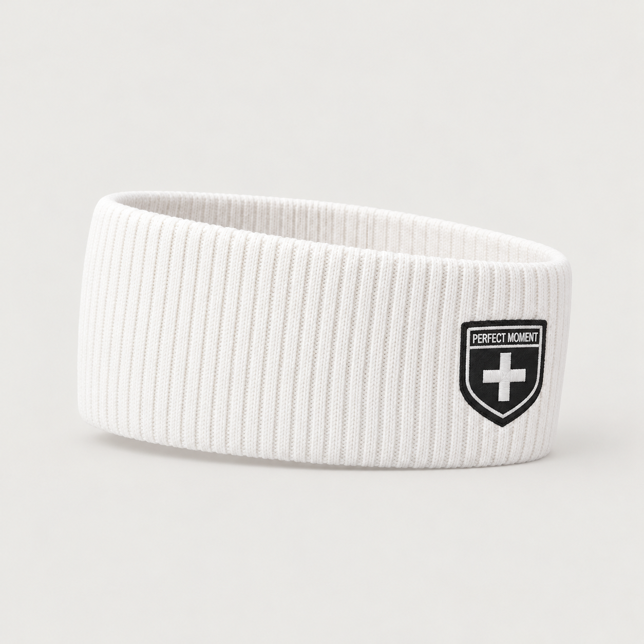 Perfect Moment unisex Headband in Snow White – product side view