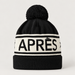 Perfect Moment unisex Schild Beanie in Black – product front view
