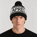Perfect Moment unisex Schild Beanie in Black – man front view