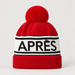 Perfect Moment unisex Schild Beanie in Red – product front view