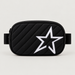 Perfect Moment unisex Star Bum Bag in Black – product front view