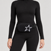 Perfect Moment unisex Star Bum Bag in Black – woman front view