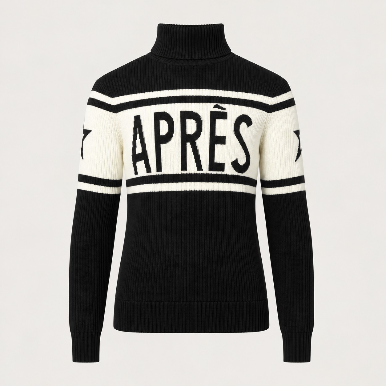 Perfect Moment men’s Apres Schild Sweater in Black – product front view