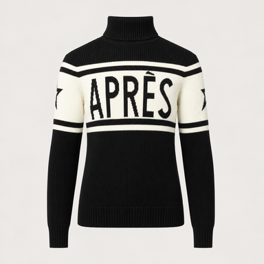Perfect Moment men’s Apres Schild Sweater in Black – product front view