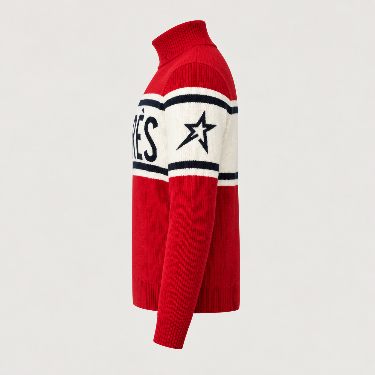 Perfect Moment men’s Apres Schild Sweater in Red – product side view
