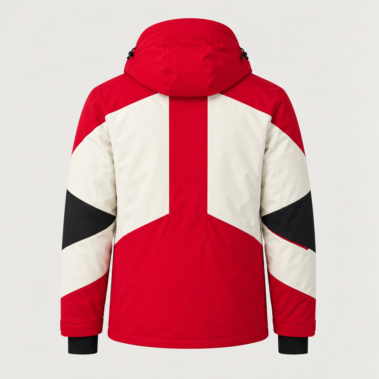 Perfect Moment men’s Chamonix III Ski Jacket in Red – product back view