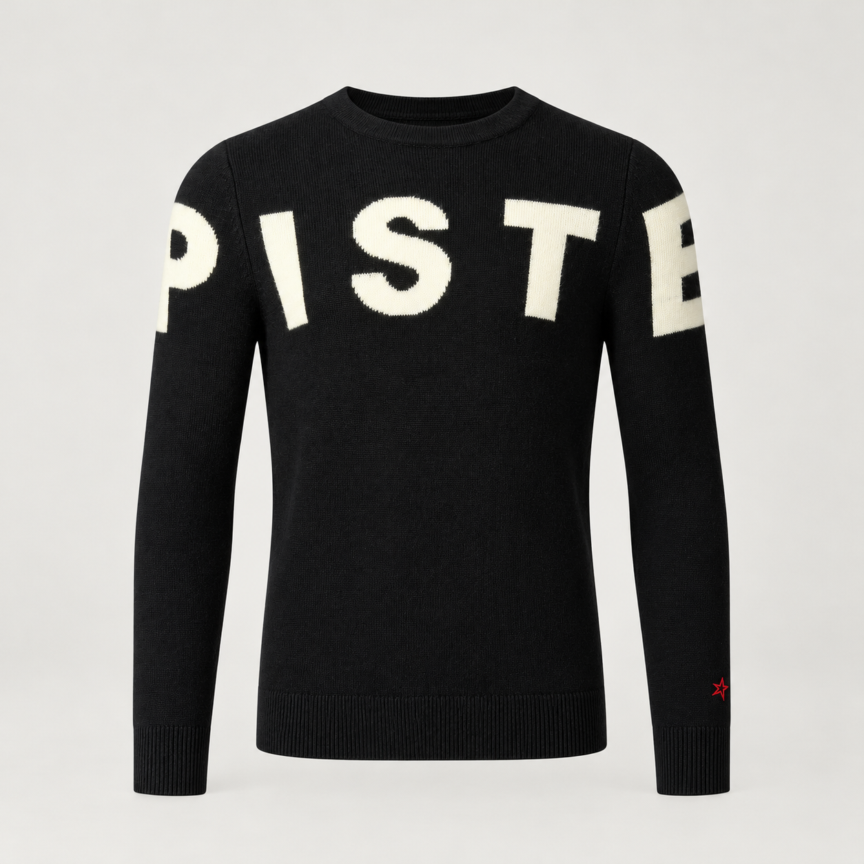 Perfect Moment men’s Piste II Sweater in Black – product front view