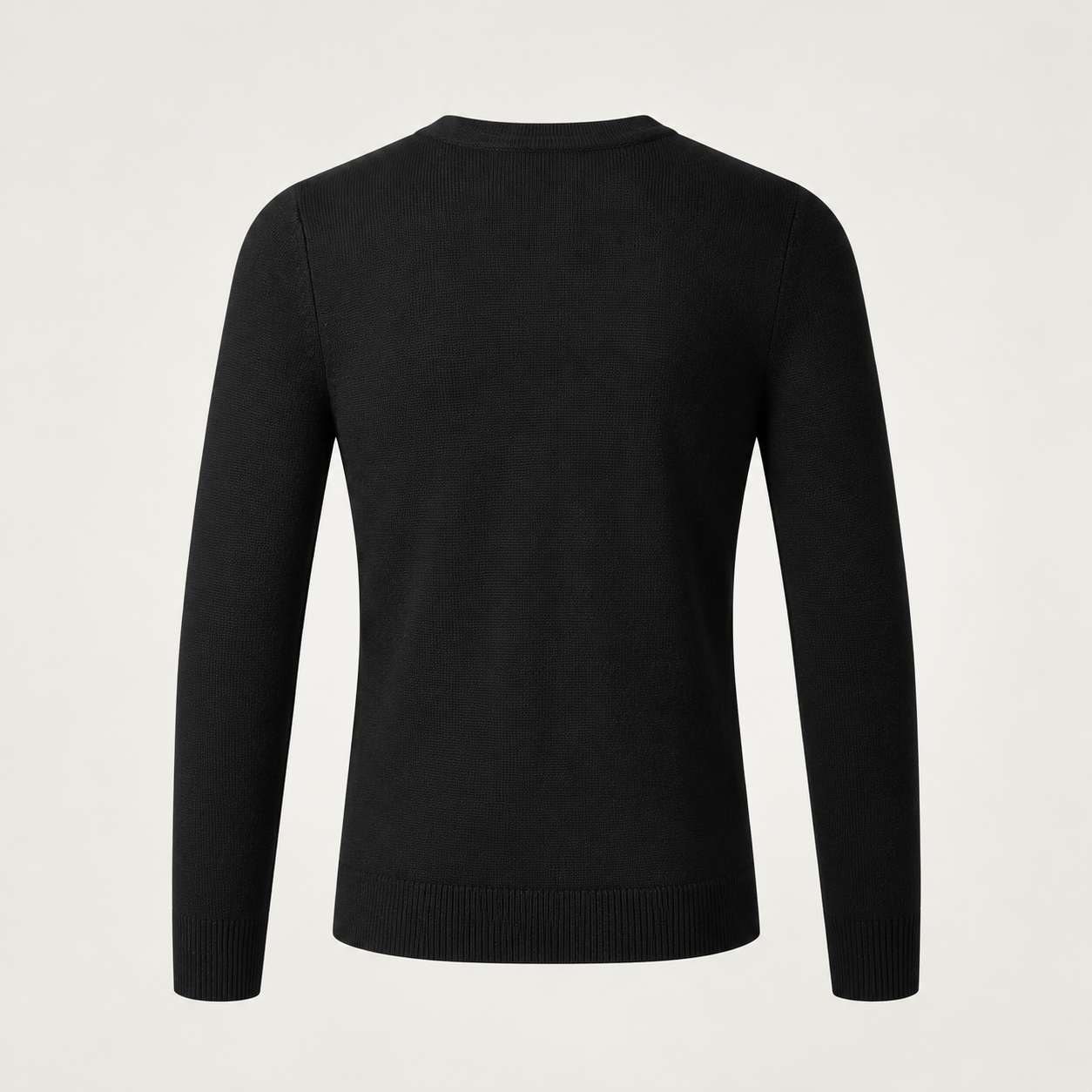 Perfect Moment men’s Piste II Sweater in Black – product back view