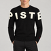 Perfect Moment men’s Piste II Sweater in Black – model front view