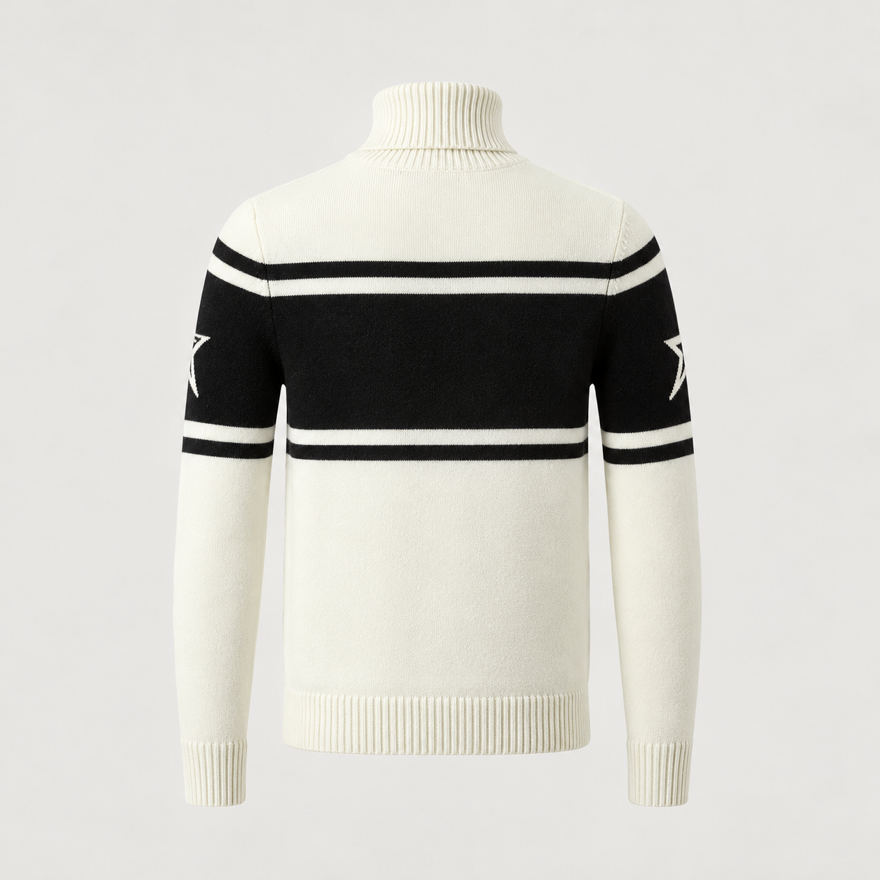 Perfect Moment men’s Schild Sweater in Snow White – product back view