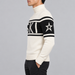 Perfect Moment men’s Schild Sweater in Snow White – model side view