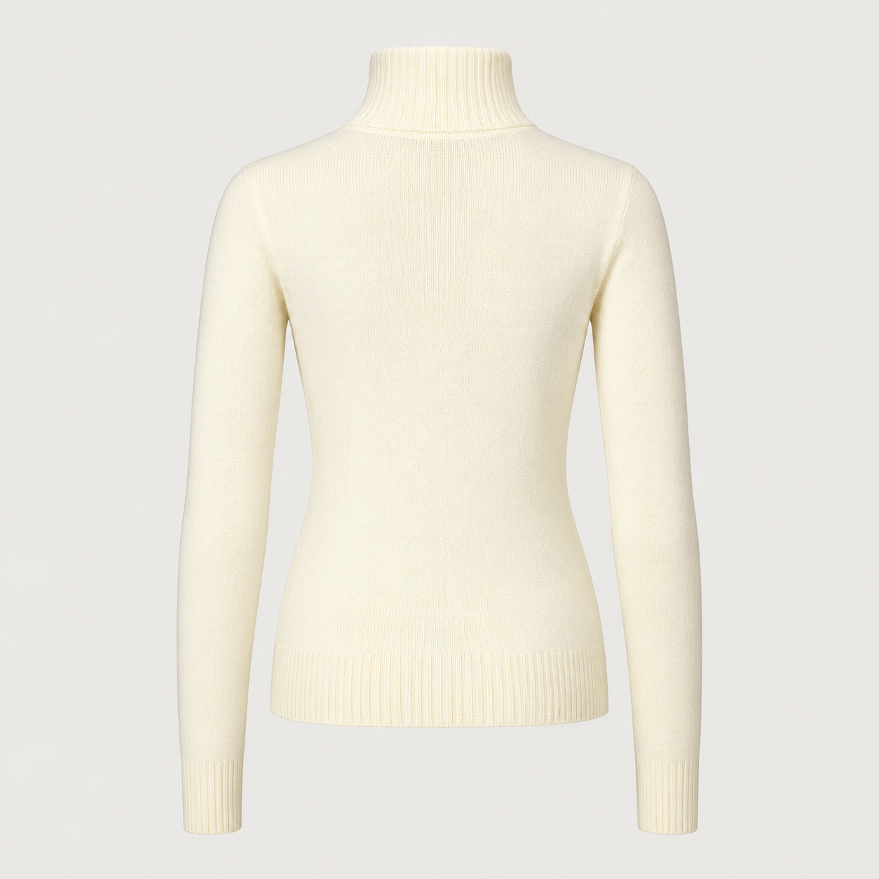 Perfect Moment women’s Apres II Sweater in Snow White/Rainbow – product back view