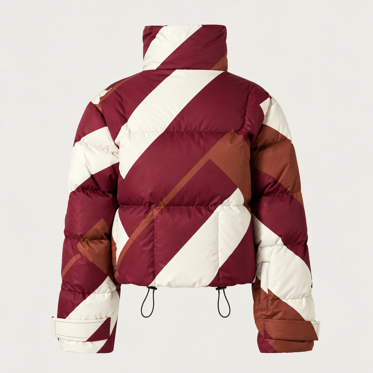 Perfect Moment women’s Astralis Ski Jacket in Chevron Wine – product back view