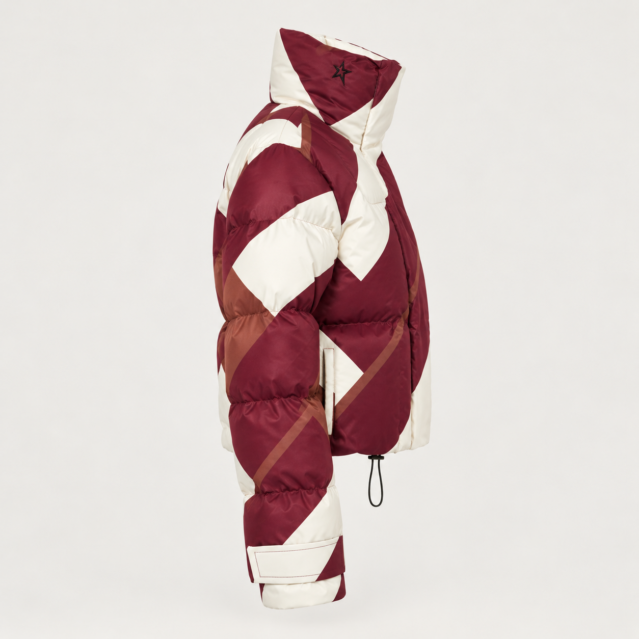 Perfect Moment women’s Astralis Ski Jacket in Chevron Wine – product side view
