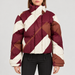 Perfect Moment women’s Astralis Ski Jacket in Chevron Wine – model front view