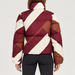 Perfect Moment women’s Astralis Ski Jacket in Chevron Wine – model back view