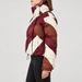 Perfect Moment women’s Astralis Ski Jacket in Chevron Wine – model side view