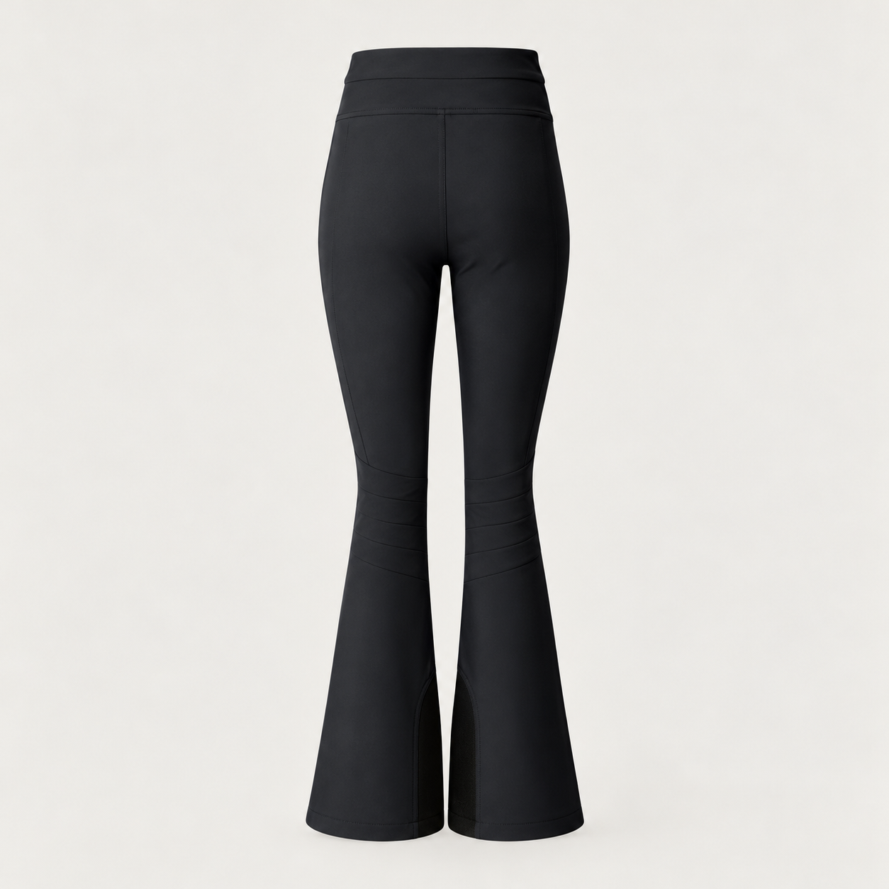 Perfect Moment women’s Aurora High Waist Flare Pant in Black – product back view
