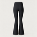 Perfect Moment women’s Aurora High Waist Flare Pant in Black – product back view