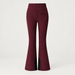 Perfect Moment women’s Aurora High Waist Flare Pant in Wine – product front view