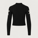 Perfect Moment women’s Cable Sweater in Black – product back view