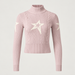 Perfect Moment women’s Cable Sweater in Oyster Pink – product front view