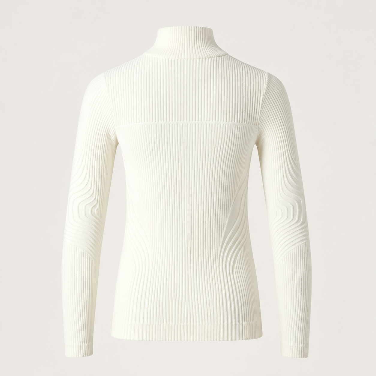 Perfect Moment women’s Chalet Baselayer Top in Snow White – product back view