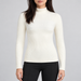 Perfect Moment women’s Chalet Baselayer Top in Snow White – model front view