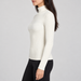 Perfect Moment women’s Chalet Baselayer Top in Snow White – model side view