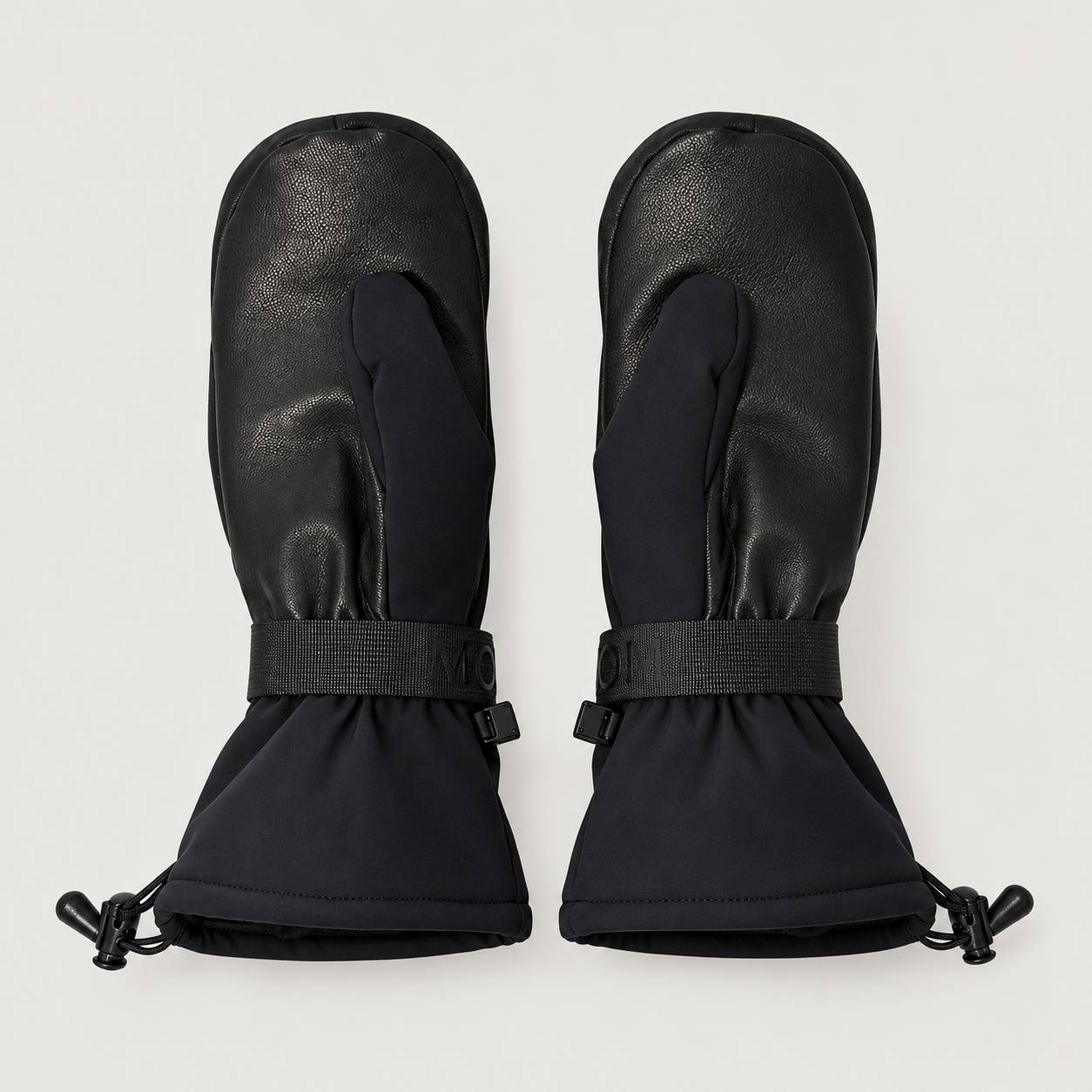 Perfect Moment women Davos Mitts in Black – product back view