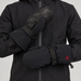Perfect Moment women Davos Mitts in Black – man outer view