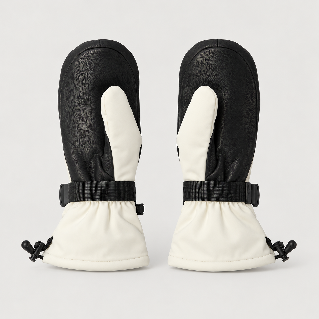 Perfect Moment women’s Davos Mitts in Snow White – back product view