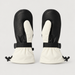 Perfect Moment women’s Davos Mitts in Snow White – back product view