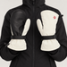 Perfect Moment women Davos Mitts in Snow White – woman palms view
