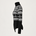 Perfect Moment women’s Holiday Body Sweater in Black/White – product side view