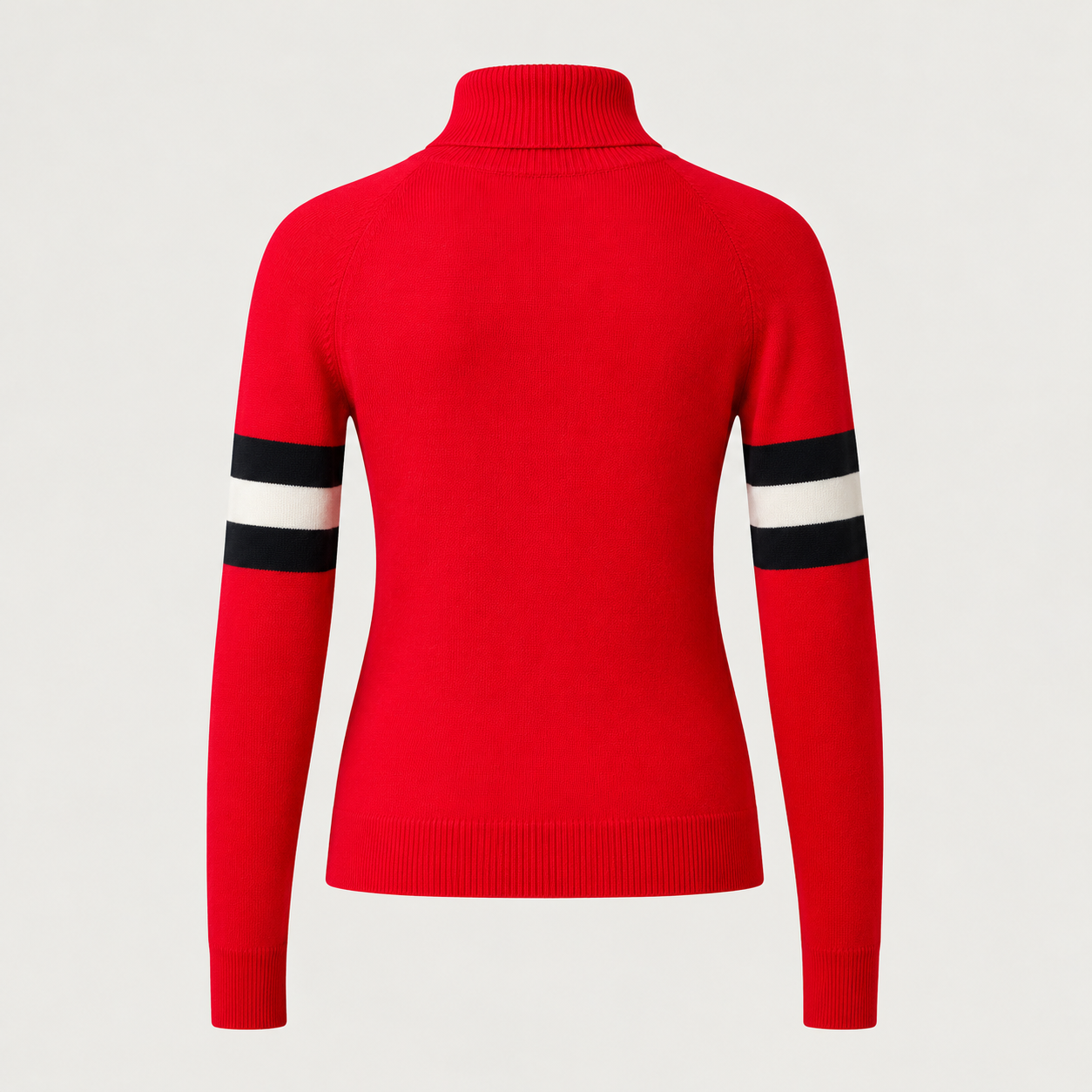 Perfect Moment women’s Neve Wool Sweater in Red – product back view