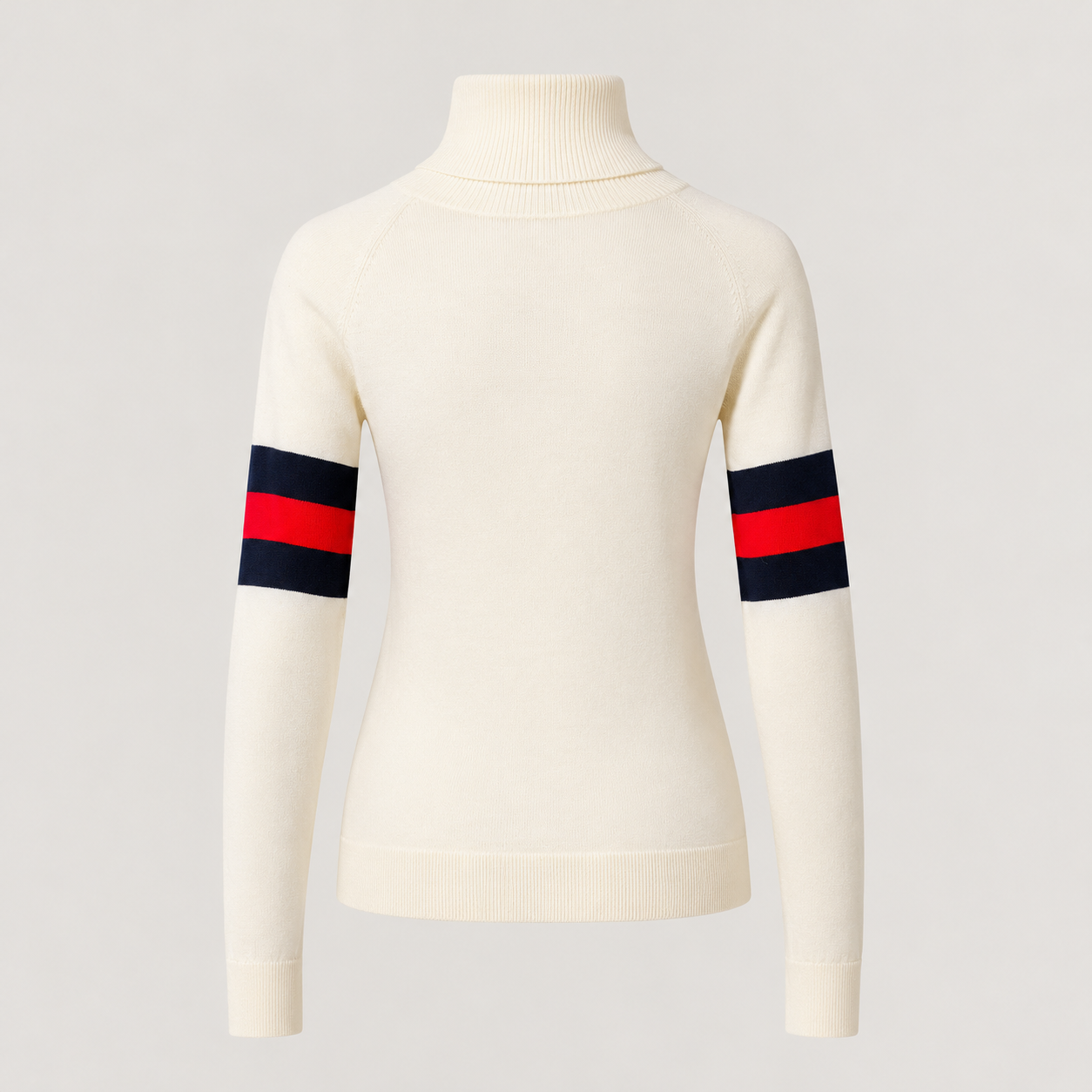 Perfect Moment women’s Neve Wool Sweater in Snow White – product back view