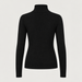 Perfect Moment women’s Piste II Sweater in Black – product back view