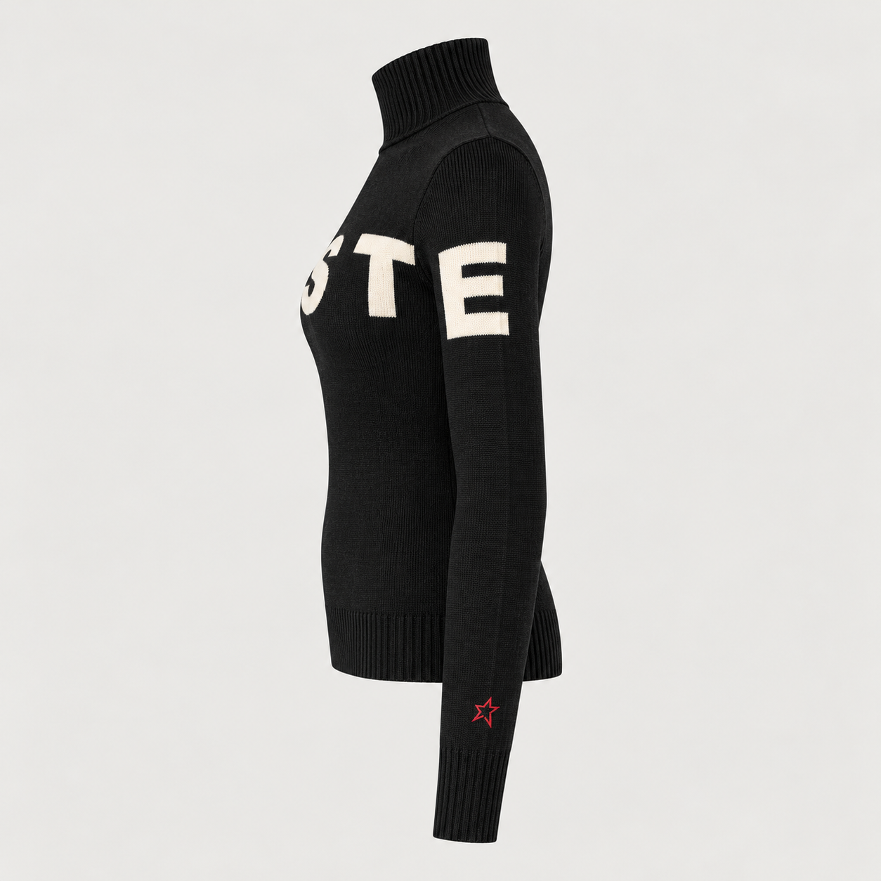 Perfect Moment women’s Piste II Sweater in Black – product side view