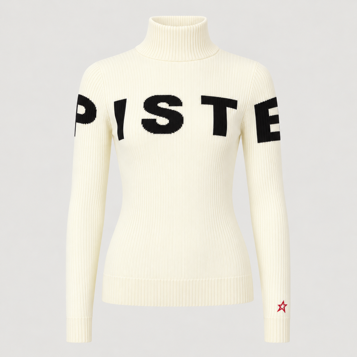 Perfect Moment women’s Piste II Sweater in Snow White – product front view