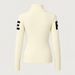Perfect Moment women’s Piste II Sweater in Snow White – product back view