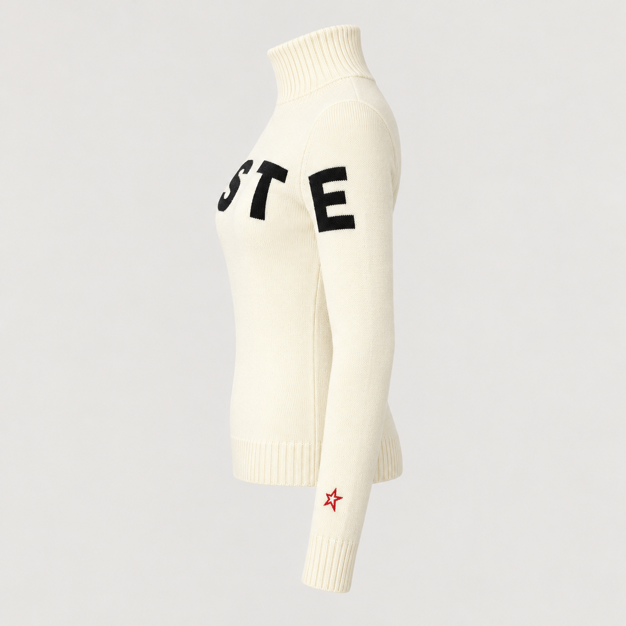Perfect Moment women’s Piste II Sweater in Snow White – product side view