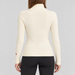 Perfect Moment women’s Piste II Sweater in Snow White – model back view