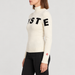 Perfect Moment women’s Piste II Sweater in Snow White – model side view