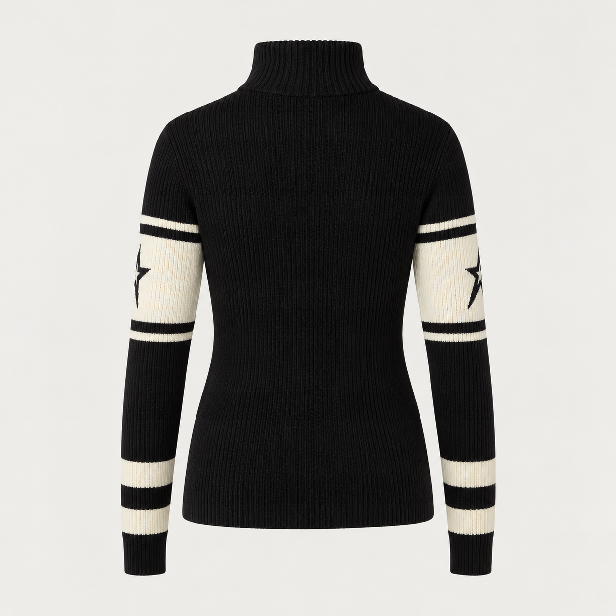 Perfect Moment women’s Schild Apres Sweater in Black – product back view