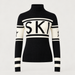 Perfect Moment women’s Schild Sweater in Black – product front view