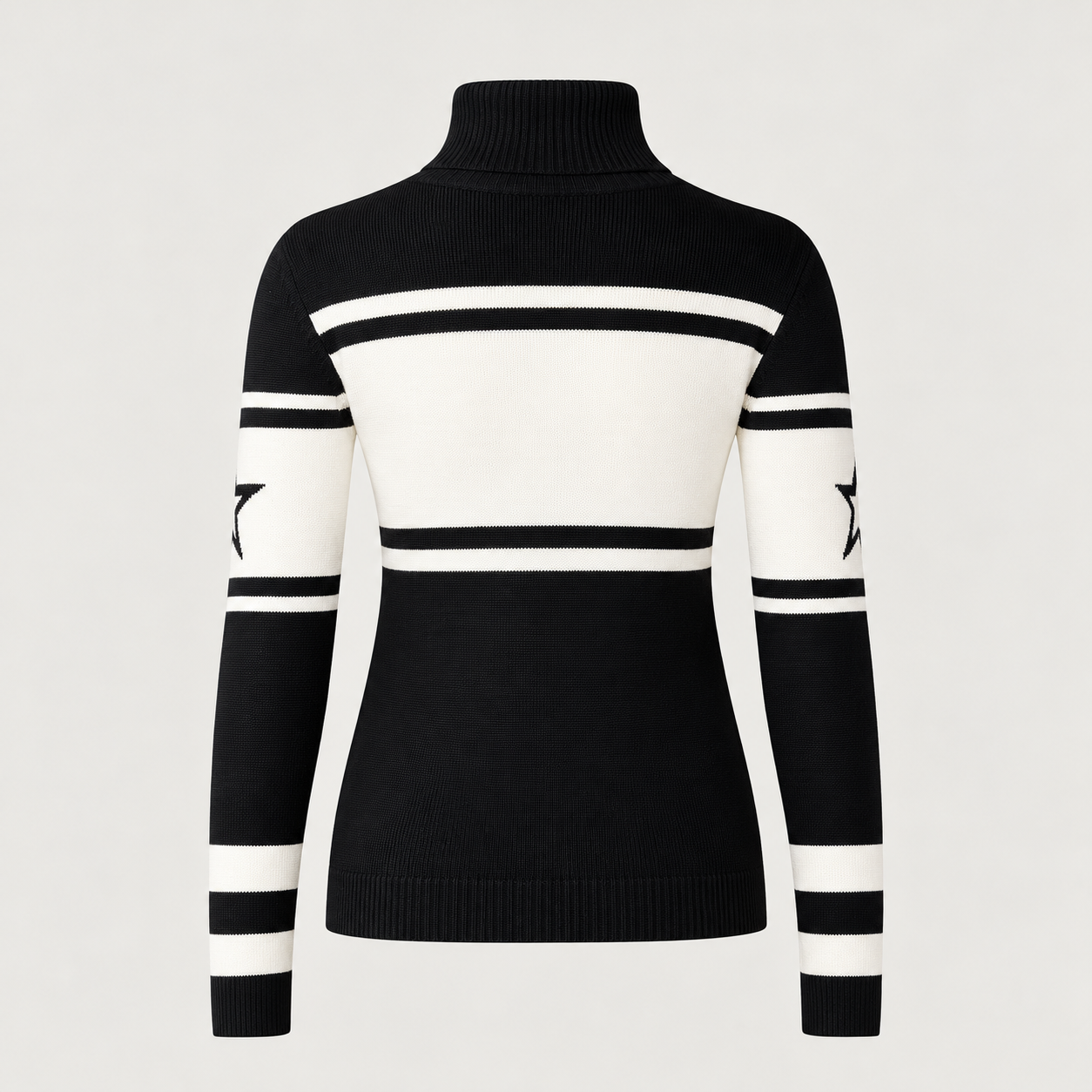 Perfect Moment women’s Schild Sweater in Black – product back view