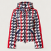 Perfect Moment women’s Ski Duvet II Jacket in Houndstooth – product front view